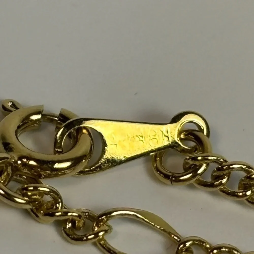 Necklace Captive Pearl Choker Gold Tone Dainty Elegant Piece 16‎ inch